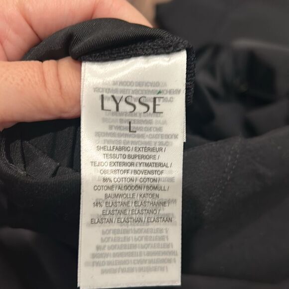 NWT Lysse Black Boot Cut Trousers/Leggings Size Large - Picture 7 of 11